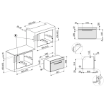 Smeg SF4920VCX1 45厘米 41公升 Victoria 嵌入式蒸焗爐