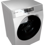 Sharp 聲寶 ES-W850K-W 8.5公斤 1200轉 J-Tech 日本變頻技術 前置式全自動洗衣機 (淺灰色)