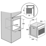 De Dietrich DOP7350X 73公升 Platinum 高溫清洗嵌入式焗爐