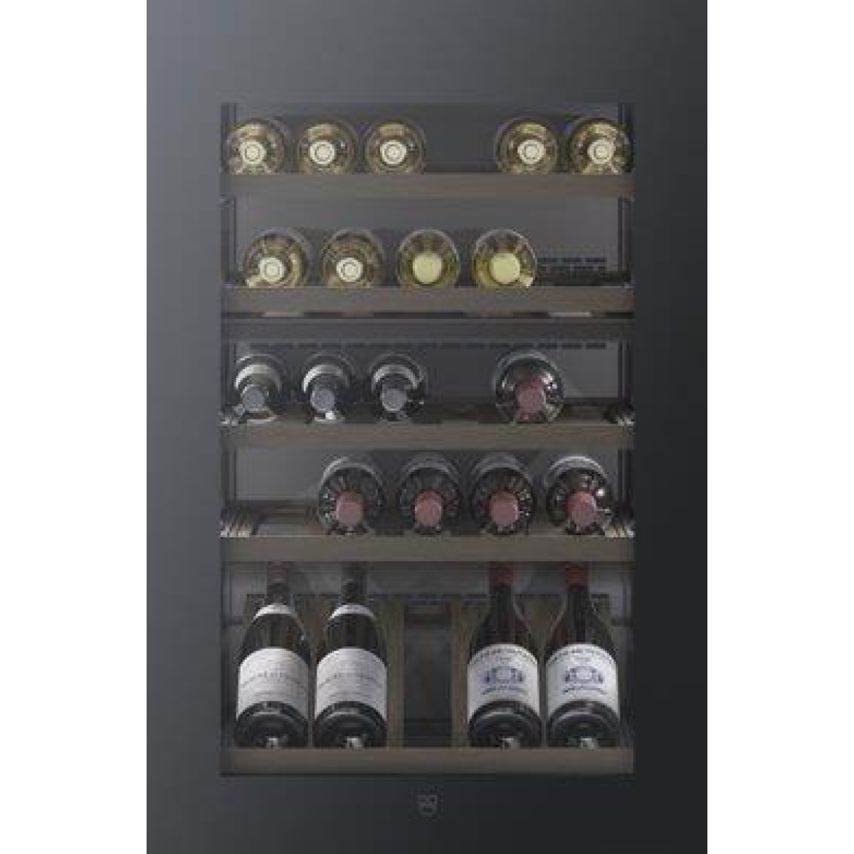 V-Zug Wine Cooler V4000 38瓶 雙溫區紅酒櫃 (黑色) (左手把)