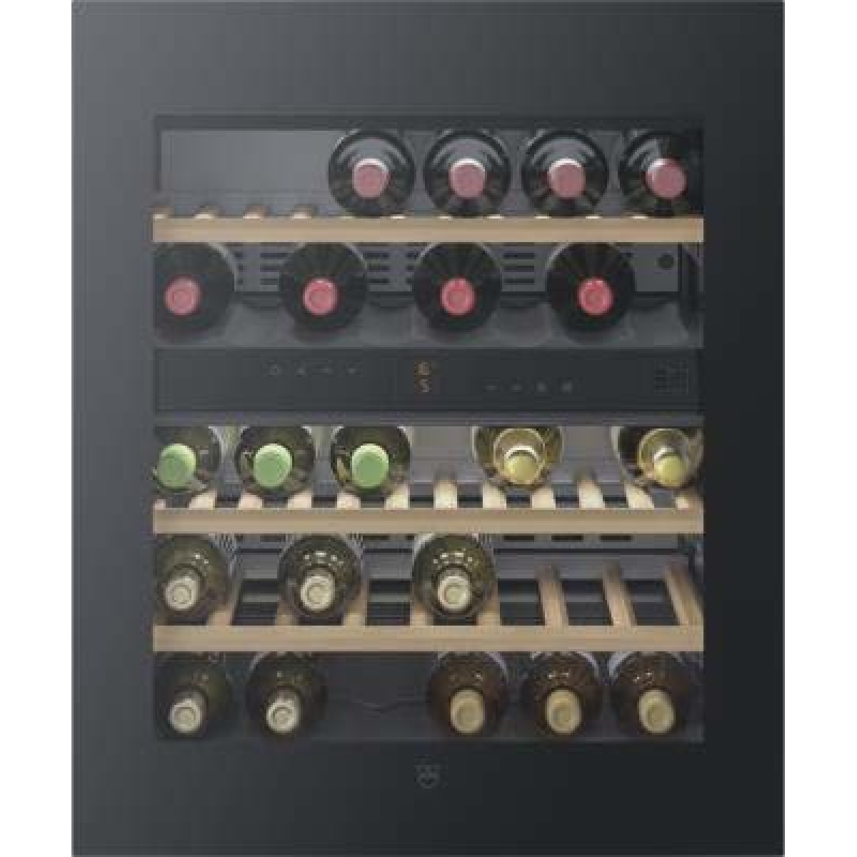 V-Zug Wine Cooler V4000 34瓶 檯下雙溫區紅酒櫃 (黑色) (右手把)