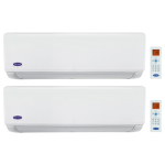 Carrier 開利 1.0匹+1.0匹 一拖二 變頻淨冷型 多聯式掛牆分體冷氣機 (42KHG009DSM+42KHG009DSM/38KUS018DS2-1)