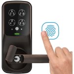 Lockly PGD628F-VB Secure Plus PIN Genie™ 專利防偷窺按鍵+3D指紋+藍牙+鎖匙 智能斜舌電子門鎖 (威尼斯古銅色)