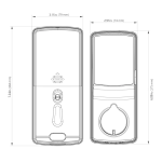 Lockly PGD728F-SG Secure Plus PIN Genie™ 專利防偷窺按鍵+3D指紋+藍牙+鎖匙 智能平頭電子門鎖 (緞面鎳色)