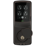 Lockly PGD728F-VB Secure Plus PIN Genie™ 專利防偷窺按鍵+3D指紋+藍牙+鎖匙 智能平頭電子門鎖 (威尼斯古銅色)