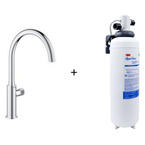 3M FF100+31724000 FF100 濾水系統 連Grohe 31724000 淨水水龍頭