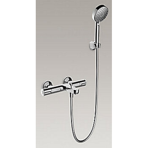 Kohler K-33085T-9-CP Accliv 恆溫淋浴龍頭 (*手持花灑 Awaken 72415T) (拋光鍍鉻)