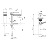 Kohler K-23472T-4-RGD Parallel™ 單把手面盆龍頭 (玫瑰金)
