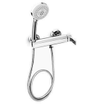 Kohler K-72669T-4-CP Singulier™ 掛牆式淋浴龍頭 (拋光鍍鉻) (包括多功能手持花灑及插座)