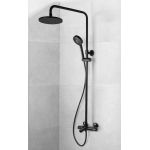 Kohler K-23125T-B9-2BL July™ 恆溫三出水淋浴柱 (亮黑色)