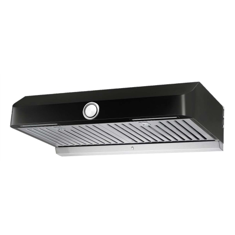 Baumatic BE712BL 70厘米 1300m³/h 電熱除油 超靜超強力 易拆式抽油煙機 (黑鋼色) (3段風速控制)