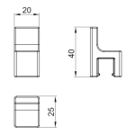 Kohler K-30377T-AF Stages 裝牆掛鈎 (法蘭金色)