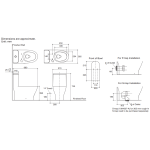Kohler K-25412H-HC-0 Reach Up 連體式自由咀座廁 (隱藏線版) (不包括廁板) (不包含風琴喉)
