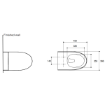 Kohler K-28773K-0 Reach Up 緩降薄廁板