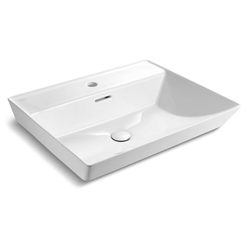 Kohler K-EX21060T-0 Brazn 長方形台上式面盆不連台 (白色)