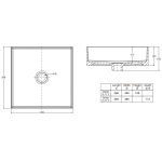 Kohler K-26676T-0 Mica 方形半崁式面盆