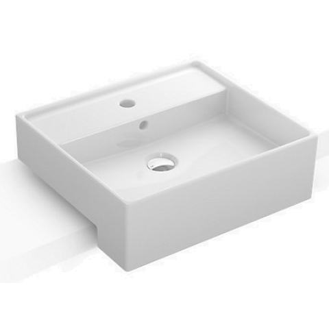 Kohler K-20338T-1-0 Delta 半崁式面盆 (單龍頭孔)