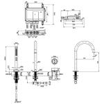 Kohler K-22328T-7-CP DTV Mode 缸邊式浴缸花灑龍頭組合套裝 (拋光鍍鉻)