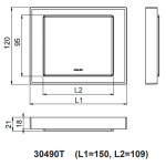 Kohler K-30490T-0 15厘米 Stages 置物托盤 (白色)