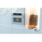 Baumatic BCS496WGL 45厘米 56公升 白之戀人系列 嵌入式蒸焗爐 (全港首創 雙風扇設計) 可上下獨自調溫度