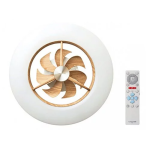 Doshisha DCEA-12CL-LW LuminousLED 24吋 日本現代天花扇燈 (木紋色) (附遙控)