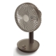Lumena Stand3X-AB 6吋 搖頭無線座檯風扇 (灰棕色)