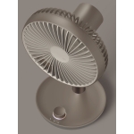 Lumena Stand3X-AB 6吋 搖頭無線座檯風扇 (灰棕色)