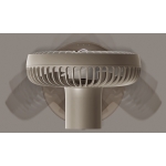 Lumena Stand3X-AB 6吋 搖頭無線座檯風扇 (灰棕色)