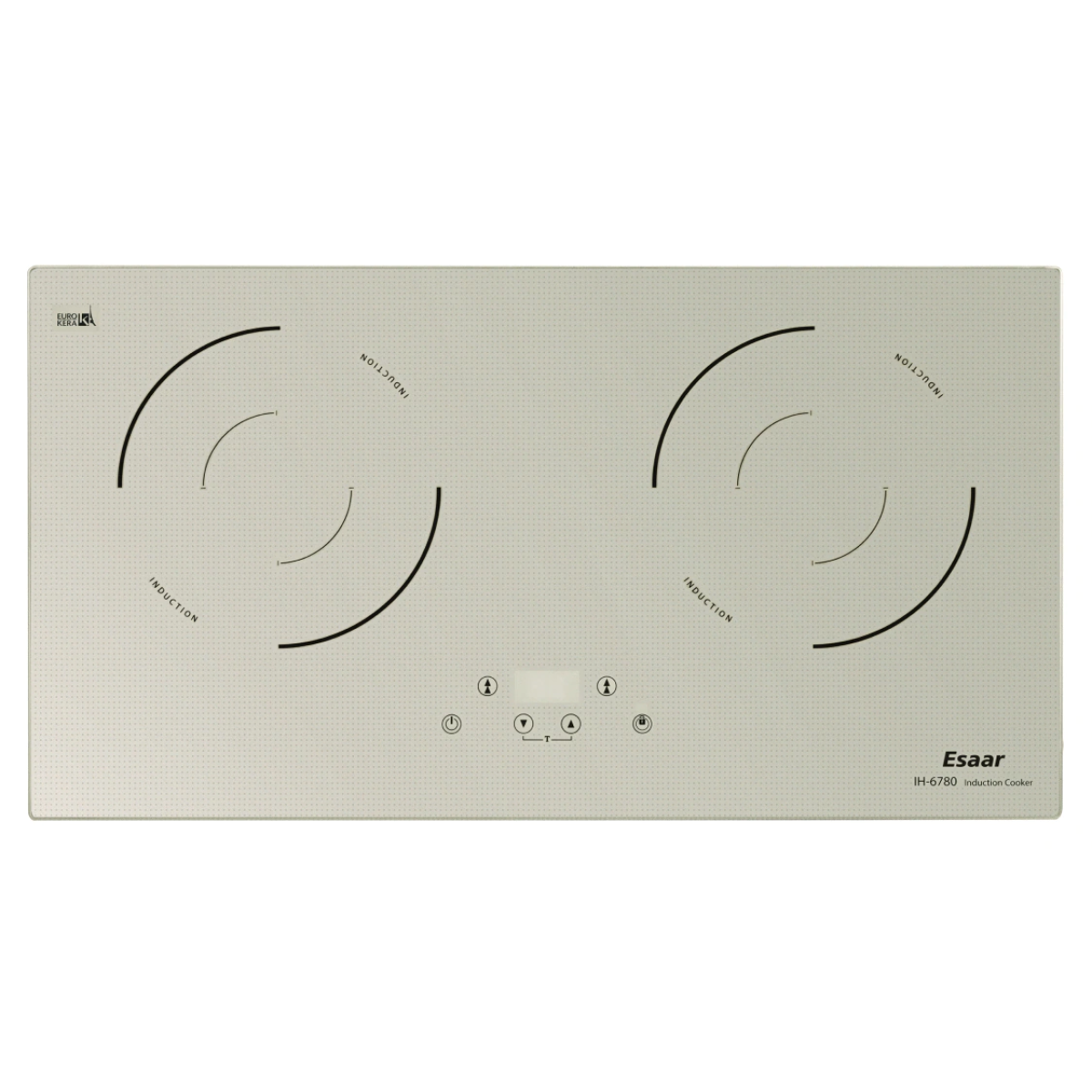 Esaar 德國薏莎 IH-6780GD 65厘米 2800W 座檯/嵌入式雙頭電磁爐 (金色)