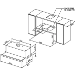Cimatech 高德 CH902N-T 90厘米 1000m³/h 拉趟式抽油煙機 (金屬隔油過濾網 + 可內循環抽風模式)