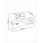 Well Bloom Italy 4SET165ARM 165系列拉絲玫瑰金色4件龍頭套裝