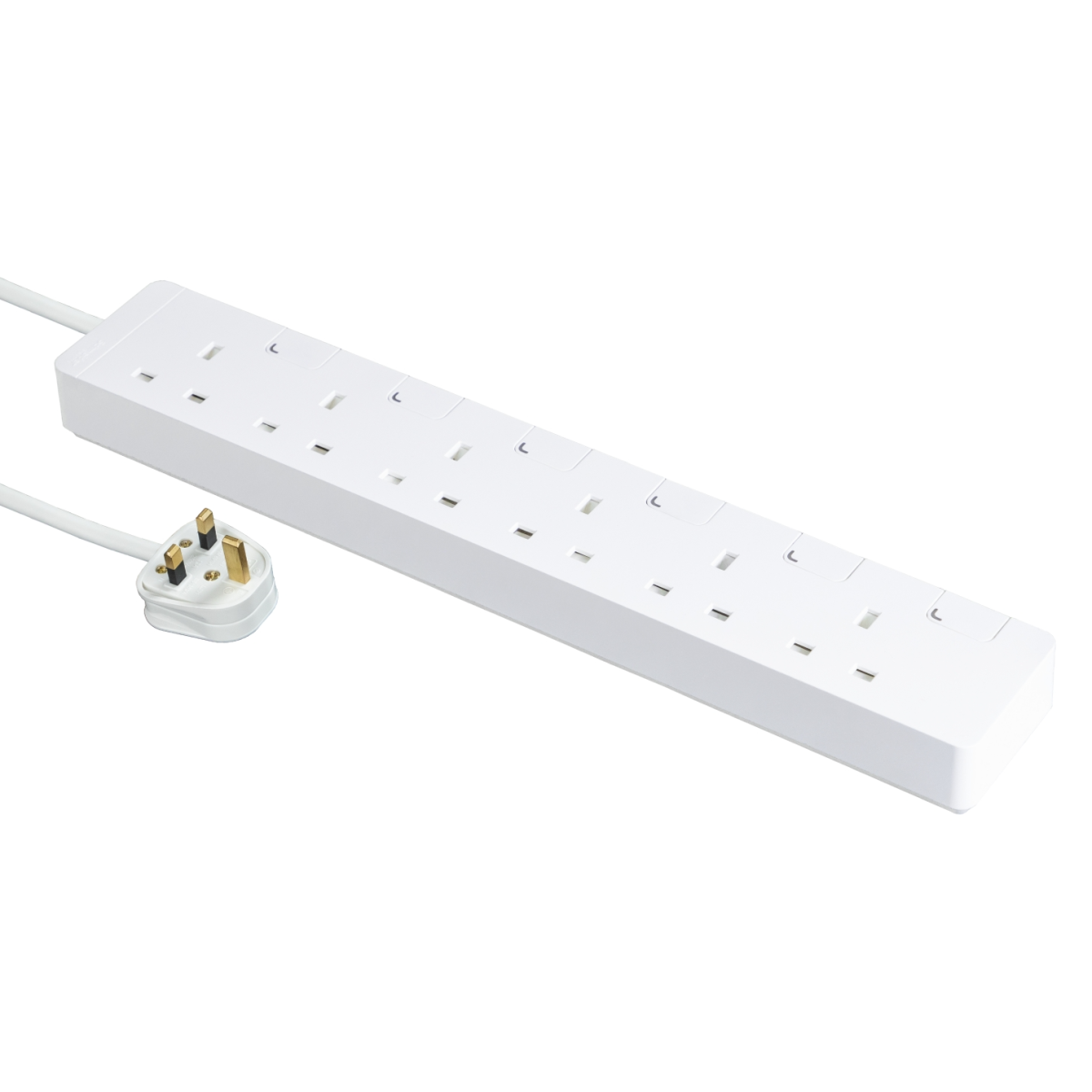 Schneider Electric 施耐德電氣 13A 六位安全拖板連獨立開關及LED指示燈 (TSH36_3_WE_C5)