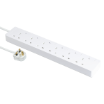 Schneider Electric 施耐德電氣 13A 六位安全拖板連獨立開關及LED指示燈 (TSH36_3_WE_C5)