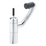 Damixa 290007400 ARC 冷熱水廚房水龍頭 (鍍鉻色/黑色)