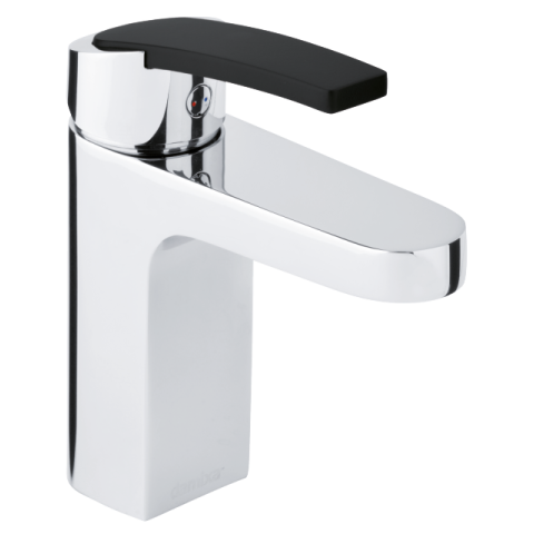 Damixa 658477400 Slate 冷熱水水龍頭配彈跳式出水配件 (鍍鉻色/黑色)