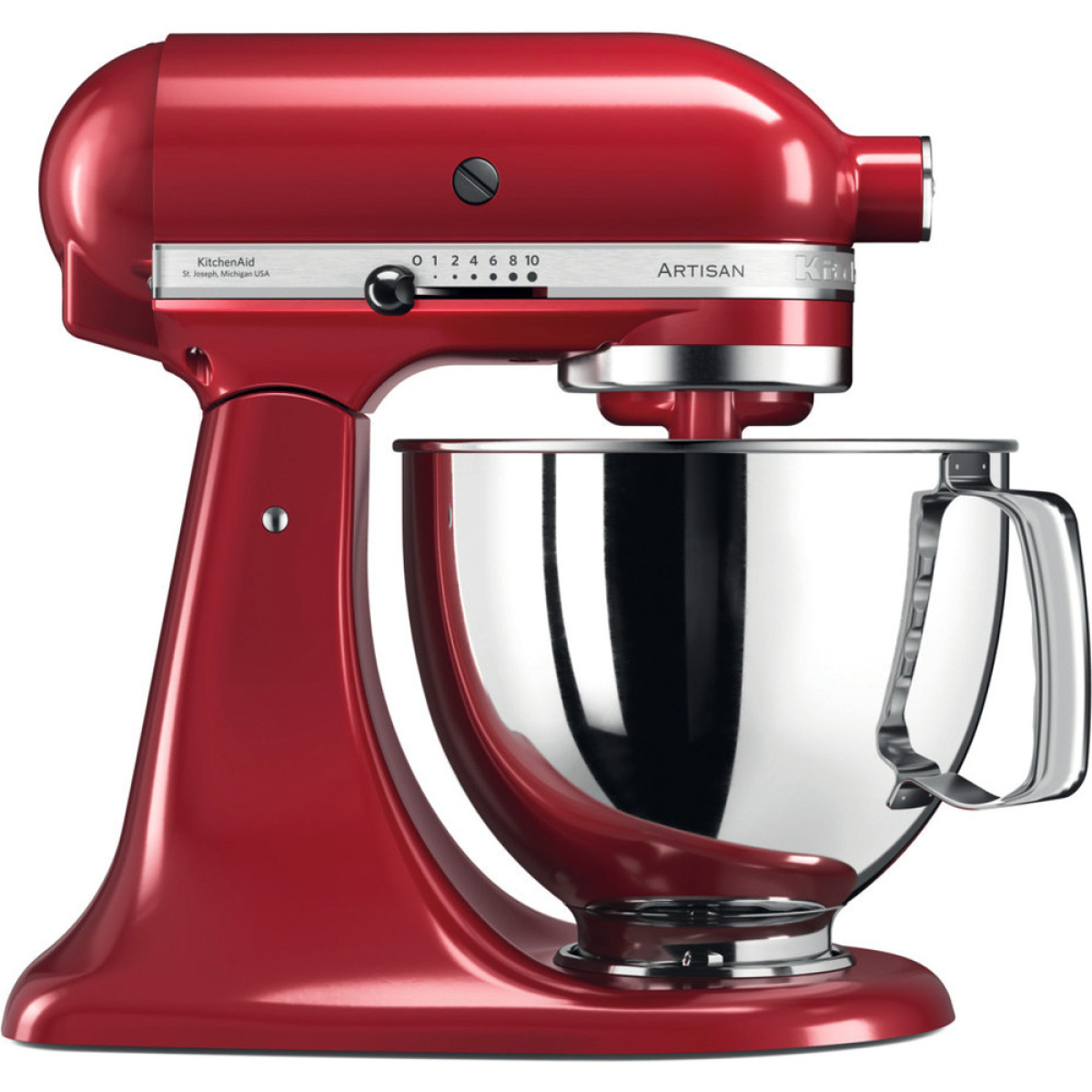 KitchenAid 5KSM125BER 4.8公升 抬頭式廚師機 (帝國紅色)