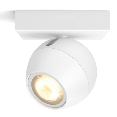 Philips 飛利浦 50471 Buckram Hue 黃白光單頭射燈 1x5W 230V (白色) (藍牙版) (929003048601)