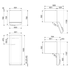 Smeg FAB28RBL4UK 257公升 50年代復刻 單門雪櫃 (黑色)