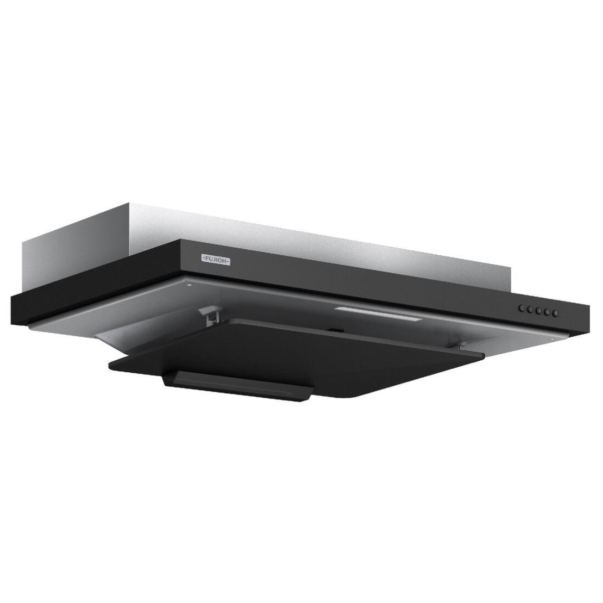 Fujioh 富士皇 FR-FS2290VP-XBKSM 90厘米 排氣型 易拆式抽油煙機 (絨黑+銀金屬色)