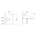 Inax AL-632VFC S400 檯上式洗手盆