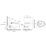 TOTO C940E/S940DPE 加長型封閉式座廁 (不包含風琴喉)