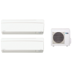 Daikin 大金 1.0匹+1.0匹 超級變頻冷暖 多聯型分體冷氣機 (2MXS50FV1B/FTXS25KVMNx2)