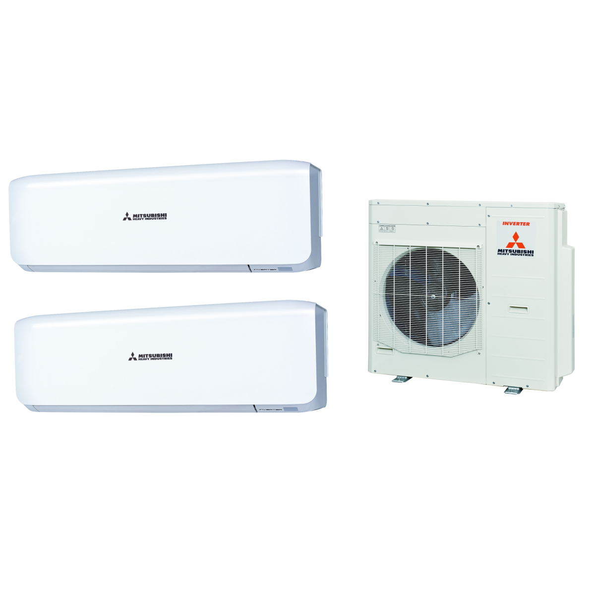 Mitsubishi Heavy 三菱重工 2.0匹x2 一拖二 家用變頻冷暖 多聯分體式冷氣機 (SRK50ZSx2/SCM100ZM-S)