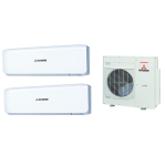Mitsubishi Heavy 三菱重工 2.0匹x2 一拖二 家用變頻冷暖 多聯分體式冷氣機 (SRK50ZSx2/SCM100ZM-S)