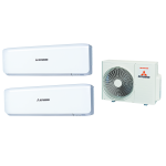 Mitsubishi Heavy 三菱重工 1.0匹x2 一拖二 家用變頻冷暖 多聯分體式冷氣機 (SRK25ZSx2/SCM50ZS-S1)