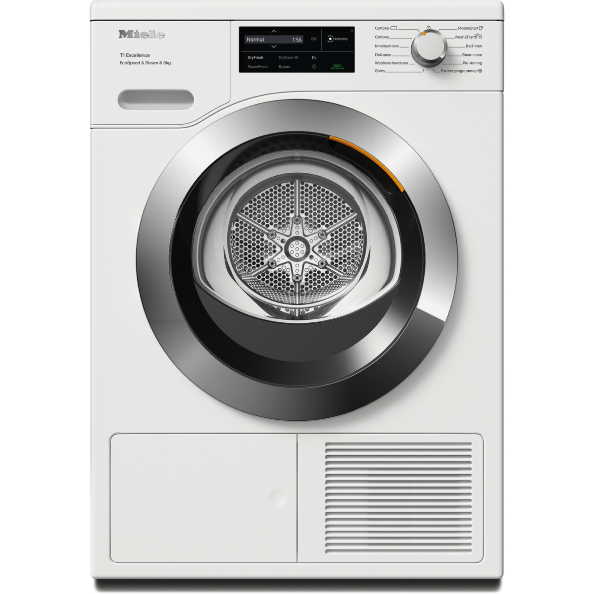 Miele TEL785WP 9.0公斤 EcoSpeed&Steam T1 熱泵乾衣機