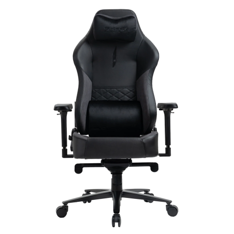 Zenox 幽靈Mk-2 電競椅 (皮面/碳黑) (Z-9223-LBK)