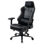 Zenox 幽靈Mk-2 電競椅 (皮面/碳黑) (Z-9223-LBK)