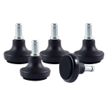 Zenox 固定輪 (5件) (Z-0035-BLK)