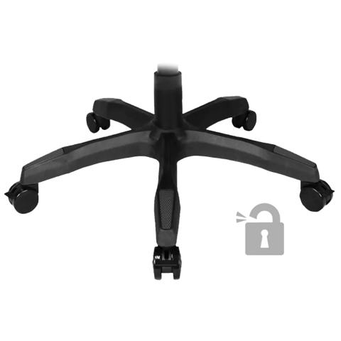 Zenox 可鎖定腳輪更換套件 (5件) (Z-0031-BLK)